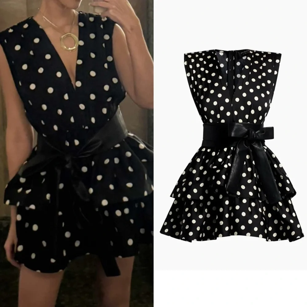 Bronx and Banco Riley Ruffle Mini Dress - Picture 2 of 12